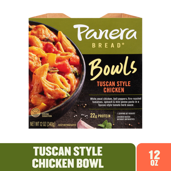 Panera Bread Tuscan Style Chicken Pasta Meal