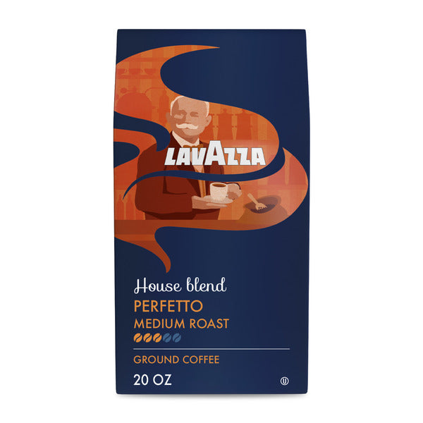 Lavazza House Blend Perfetto Medium Roast Ground Coffee