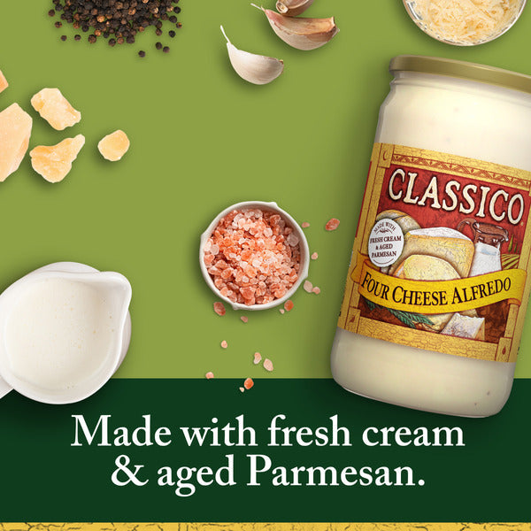 Classico Four Cheese Alfredo Pasta Sauce