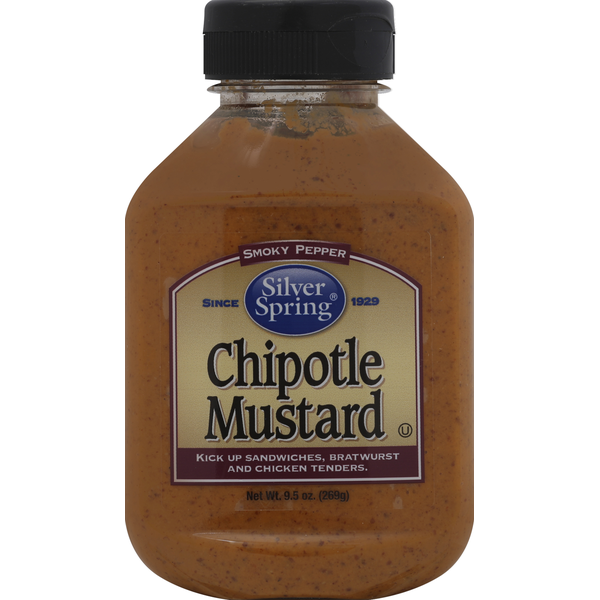 Silver Spring Mustard, Chipotle, Smoky Pepper