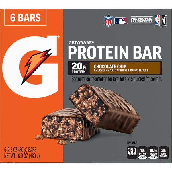 Gatorade Chocolate Chip Protein Bars