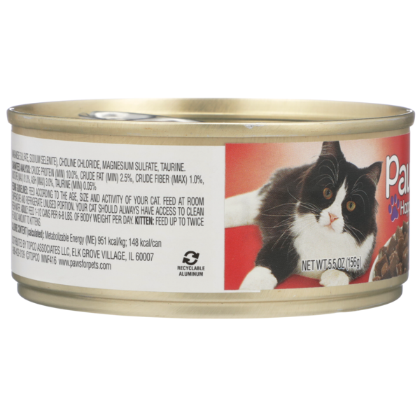 Paws Happy Life Beef Dinner In Gravy Sliced Cat Food