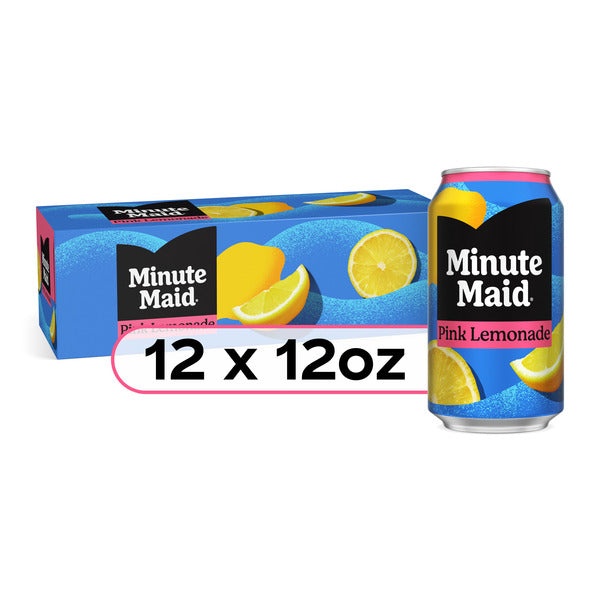Minute Maid Pink Lemonade Fridge Pack Cans