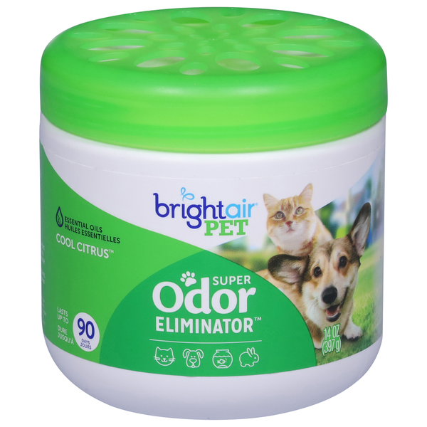 Bright Air Odor Eliminator, Super, Cool Citrus