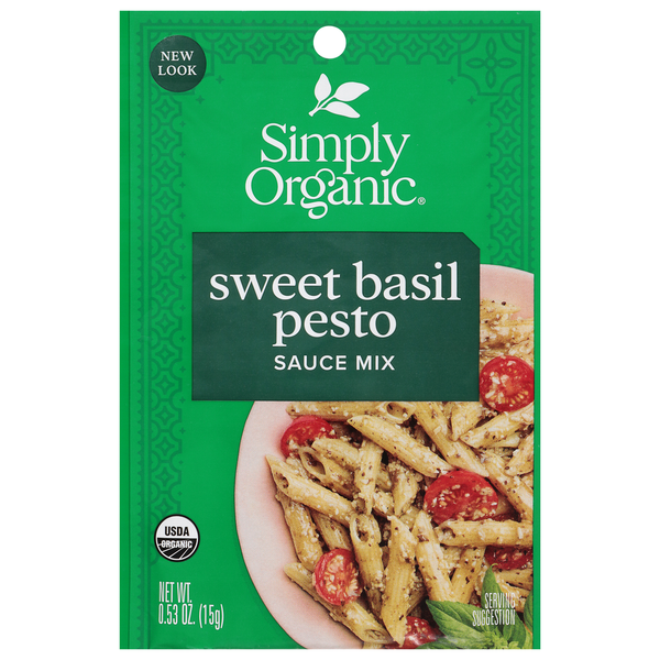 Simply Organic Sweet Basil Pesto Sauce Mix
