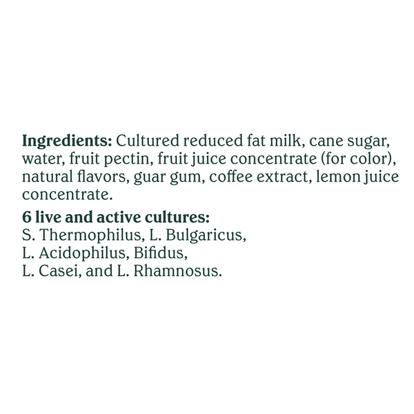 Chobani Reduced Fat Greek Coffee Blended Yogurt
