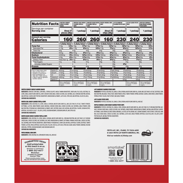 Frito Lay Assorted Snacks Variety
