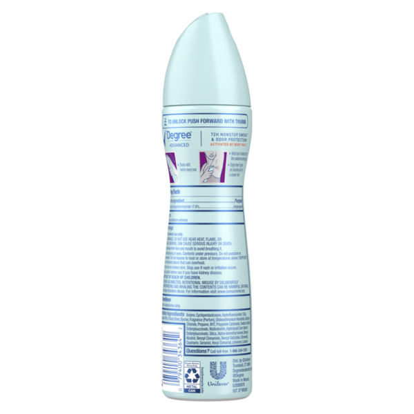 Degree Antiperspirant Deodorant Dry Spray Sexy Intrigue