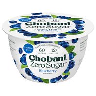 Chobani Yogurt, Greek, Nonfat, Zero Sugar, Blueber...
️