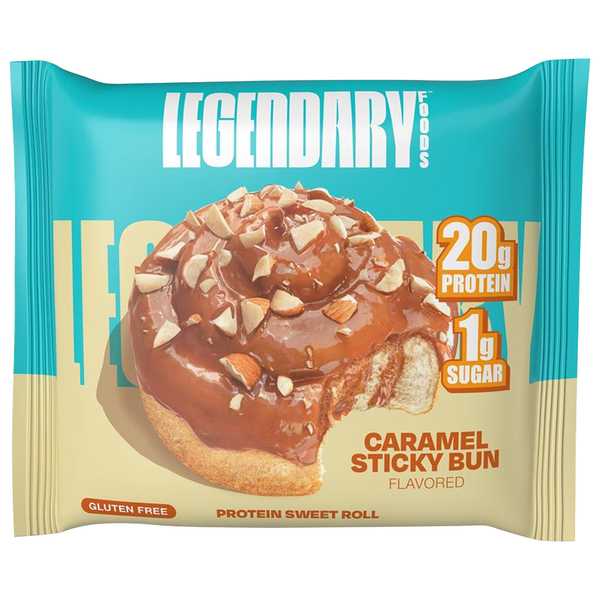 Legendary Foods Protein Sweet Roll, Gluten Free, Caramel Sticky Bun Flavored