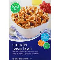 Food Club Cereal, Crunchy Raisin Bran️