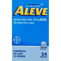 Aleve Pain Reliever/Fever Reducer, 220 mg, Tablets️