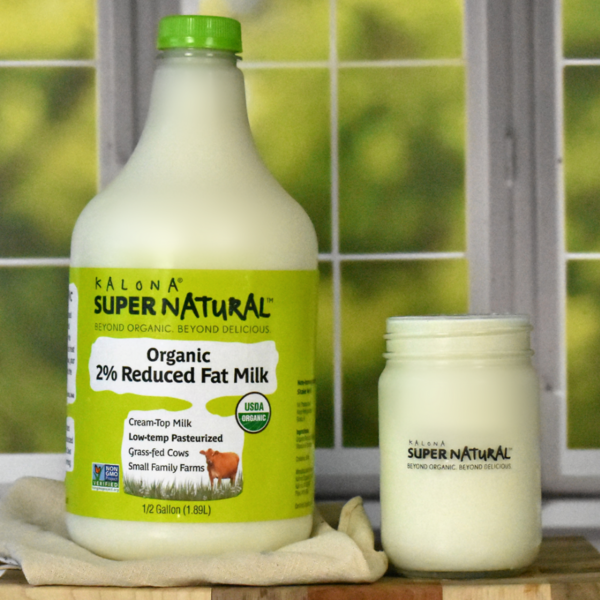 Kalona SuperNatural Organic, 2% Reduced Fat Milk, Grass-fed Cows