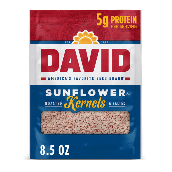 DAVID Roasted and Salted Original Sunflower Kernels