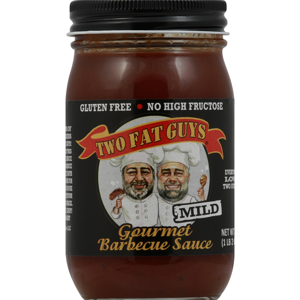 Two Fat Guys Barbeque Sauce, Gourmet, Mild