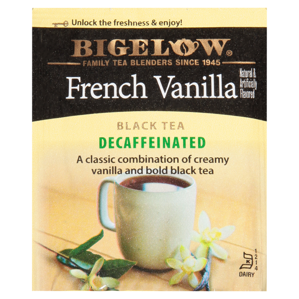 Bigelow French Vanilla Decaffeinated Black Tea