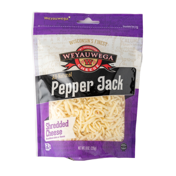 Weyauwega Cheese Pepper Jack Shredded Cheese