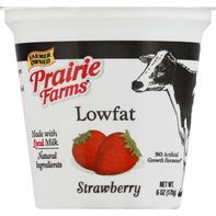 Prairie Farms Yogurt, Low Fat, Strawberry, Blended️