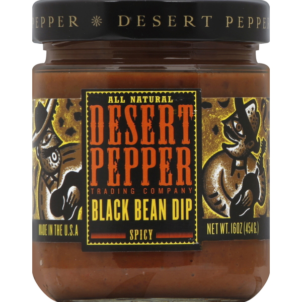 Desert Pepper Trading Co. All Natural Black Bean Dip Spicy