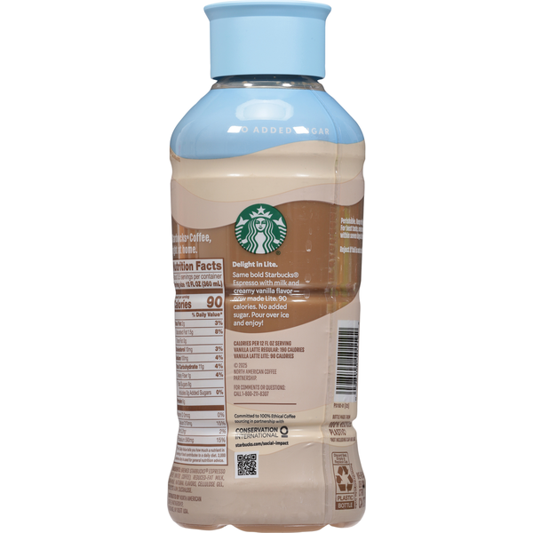 Starbucks Chilled Vanilla Latte Espresso Beverage