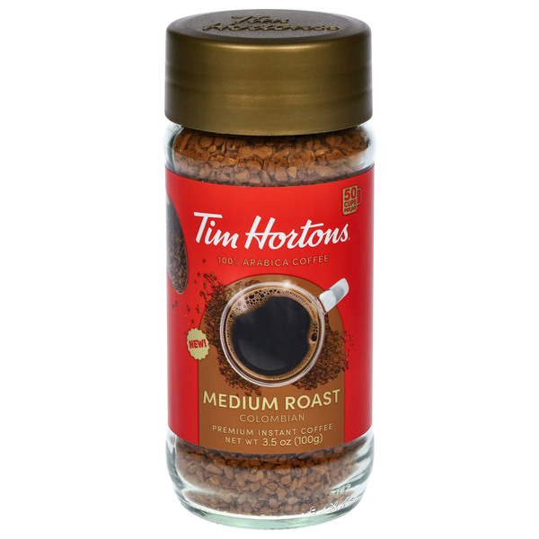 Tim Hortons 100% Arabica Medium Roast Colombian Premium Instant Coffee