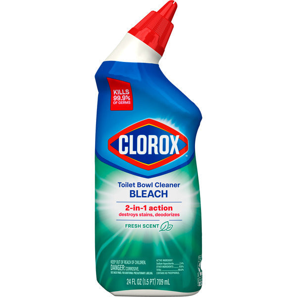Clorox Toilet Bowl Cleaner Bleach, Fresh Scent