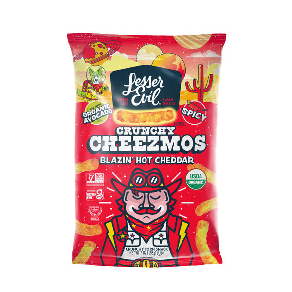 LesserEvil Cheezmos Blazin&