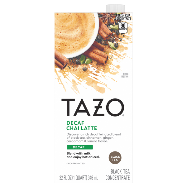 TAZO Tea Decaf Chai Latte Black Tea Concentrate