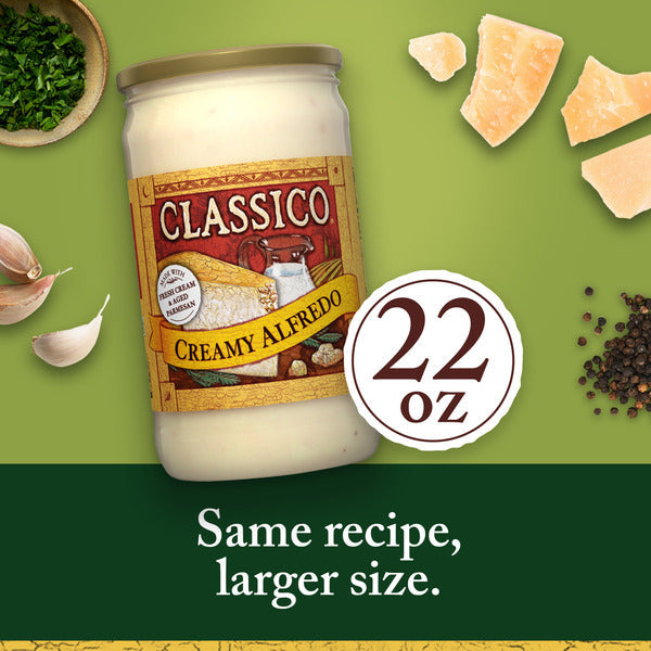 Classico Creamy Alfredo Pasta Sauce