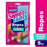 SweeTARTS Candy, Twisted Rainbow Punch, Soft & Chewy, Ropes