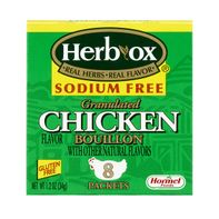 HERB-OX Instant Sodium Free Chicken Broth, 1.2 OZ️