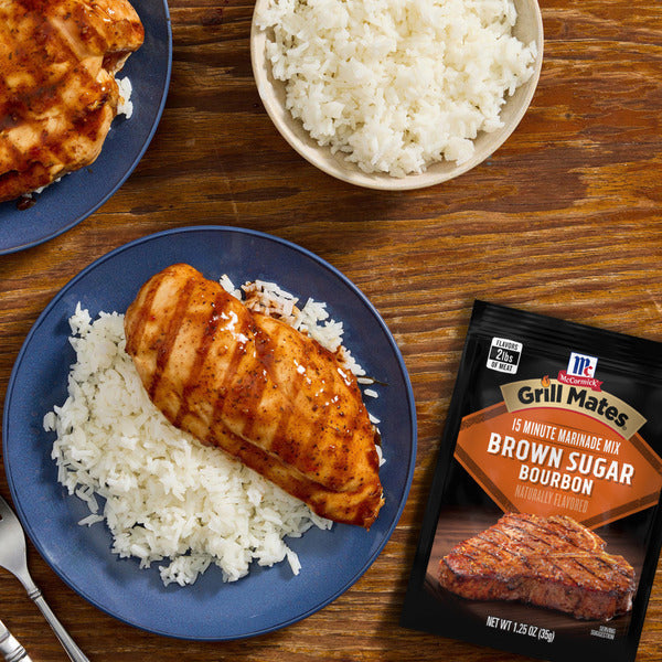 McCormick® GRILL MATES Brown Sugar Bourbon Marinade