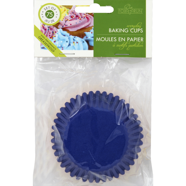 Fox Run Baking Cups, Everyday, Greaseproof