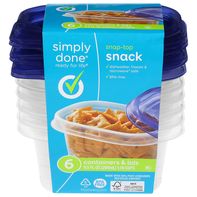 Simply Done Snap & Store Snack Containers️