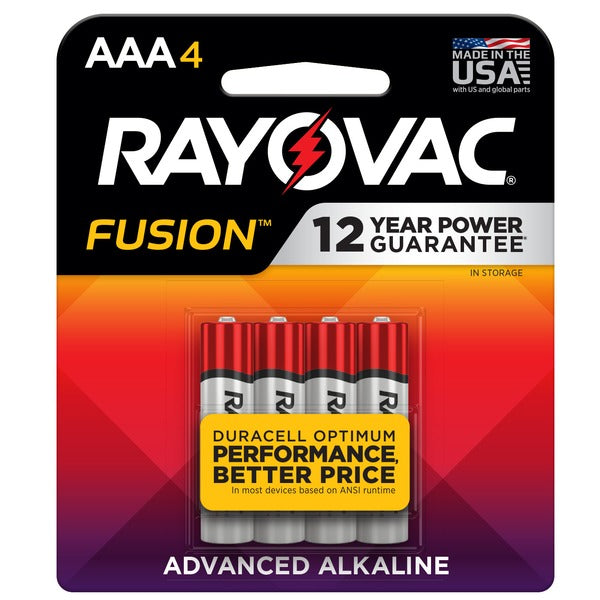 RAYOVAC AAA Batteries, Triple A Alkaline Batteries