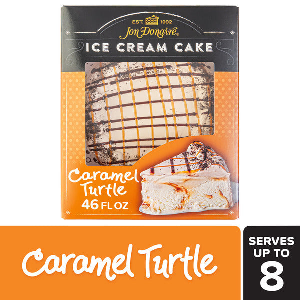 JON DONAIRE Caramel Turtle Ice Cream Cake, Serves 8