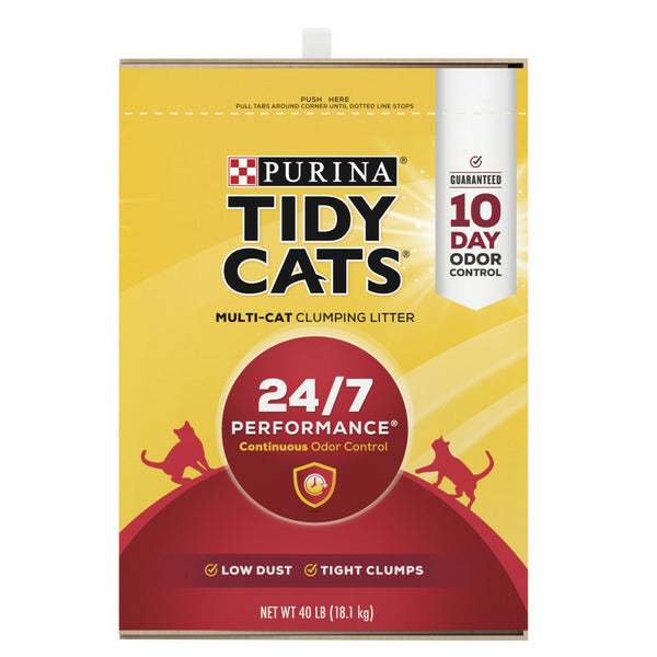 Purina Tidy Cats Clumping Cat Litter, 24/7 Performance Multi Cat Litter