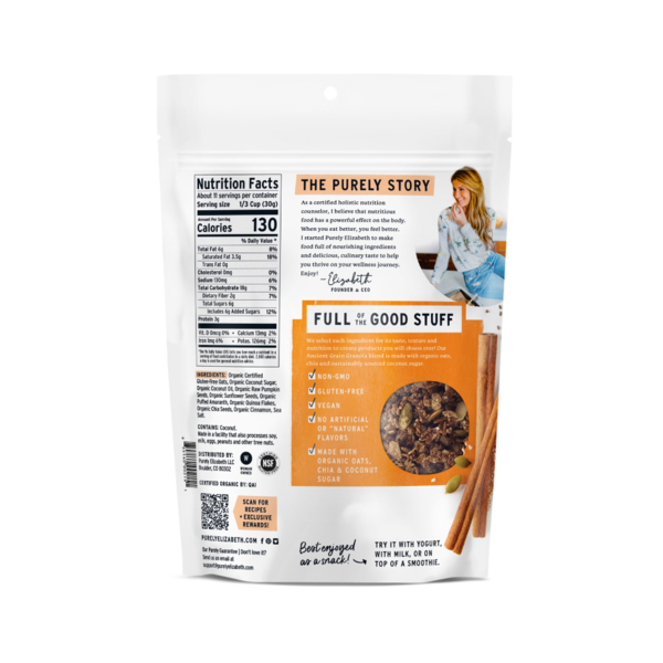 Purely Elizabeth Pumpkin Cinnamon Ancient Grain Granola