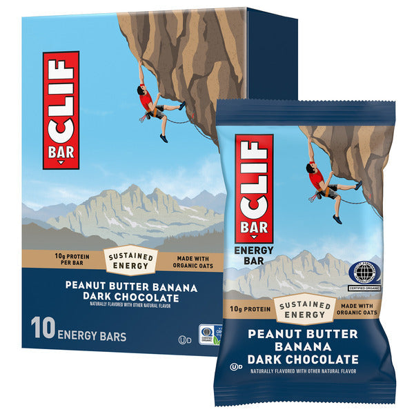 CLIF BAR Energy Protein Bars, Peanut Butter Banana With Dark Chocolate, Non-Gmo 24 oz