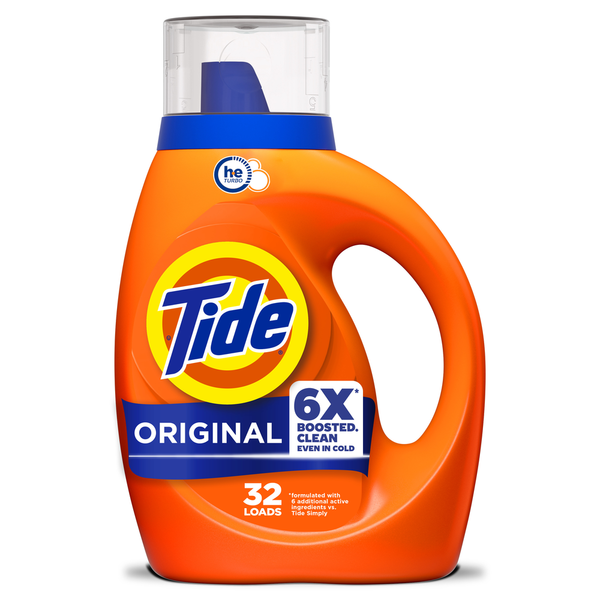 Tide Liquid Detergent, Original 32 lds