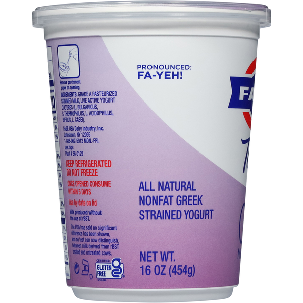 FAGE Total 0% Plain Greek Yogurt