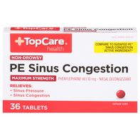 TopCare PE Sinus Congestion, Non-Drowsy, Maximum S...
️