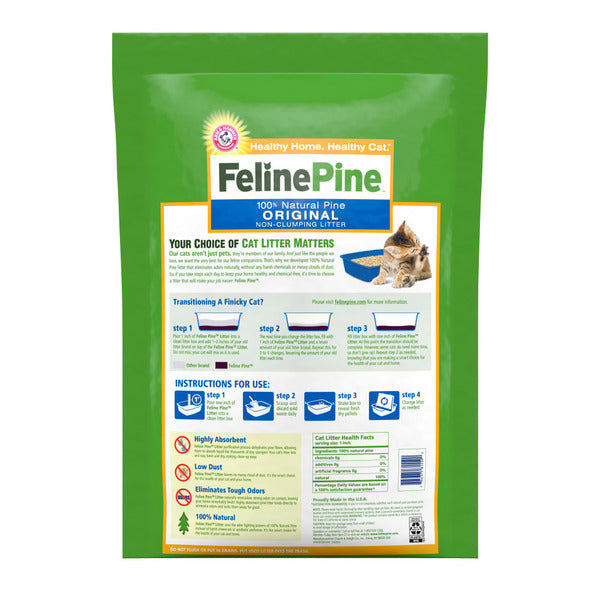 Feline Pine Original 100% Natural Cat Litter