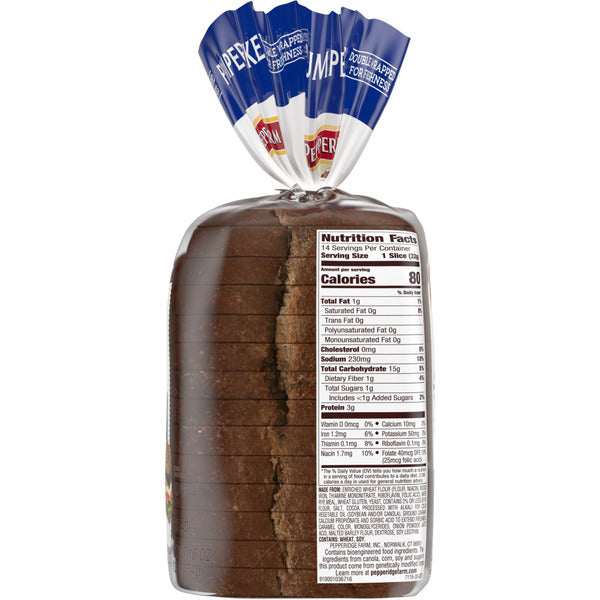Pepperidge Farm Jewish Pumpernickel Dark Pump Bread