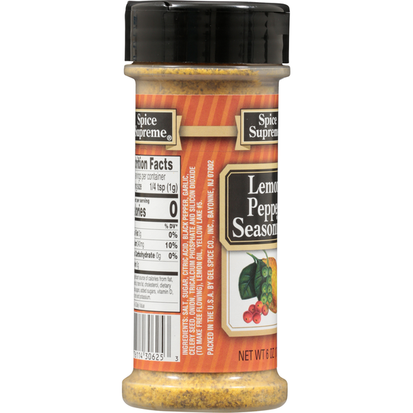 Spice Supreme Seasoning, Lemon Pepper