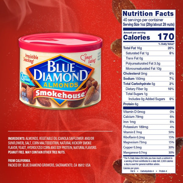 Blue Diamond Almonds, Smokehouse
