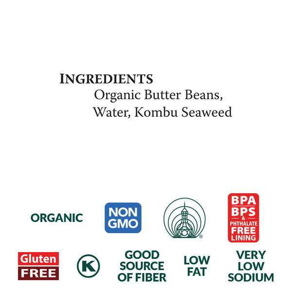 Eden Foods Butter Beans (Baby Lima), organic