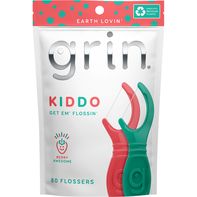 Grin Oral Care FLOSSPYX Flossers, Berry Awesome, K...
️
