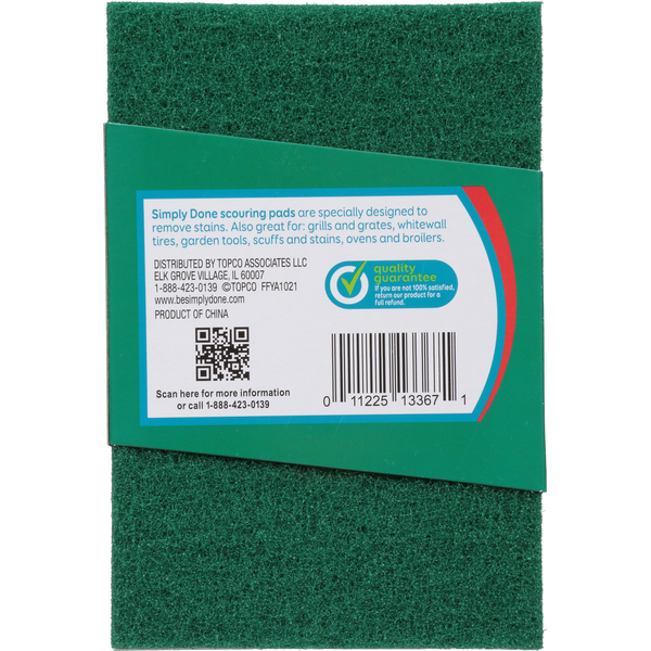 Simply Done Scouring Pads, Heavy Duty, 3 Pack