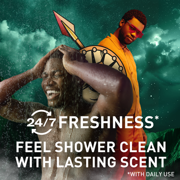 Old Spice Body Wash for Men, 24/7 Shower Clean, AlphaScentauri